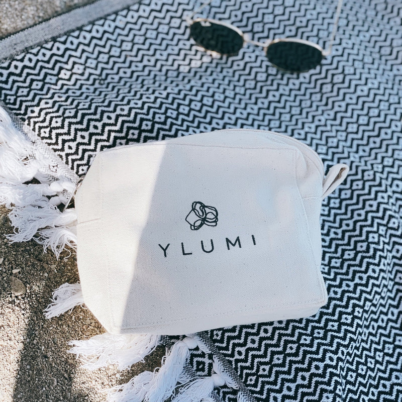 Ylumi Kosmetiktasche aus Bio-Baumwolle